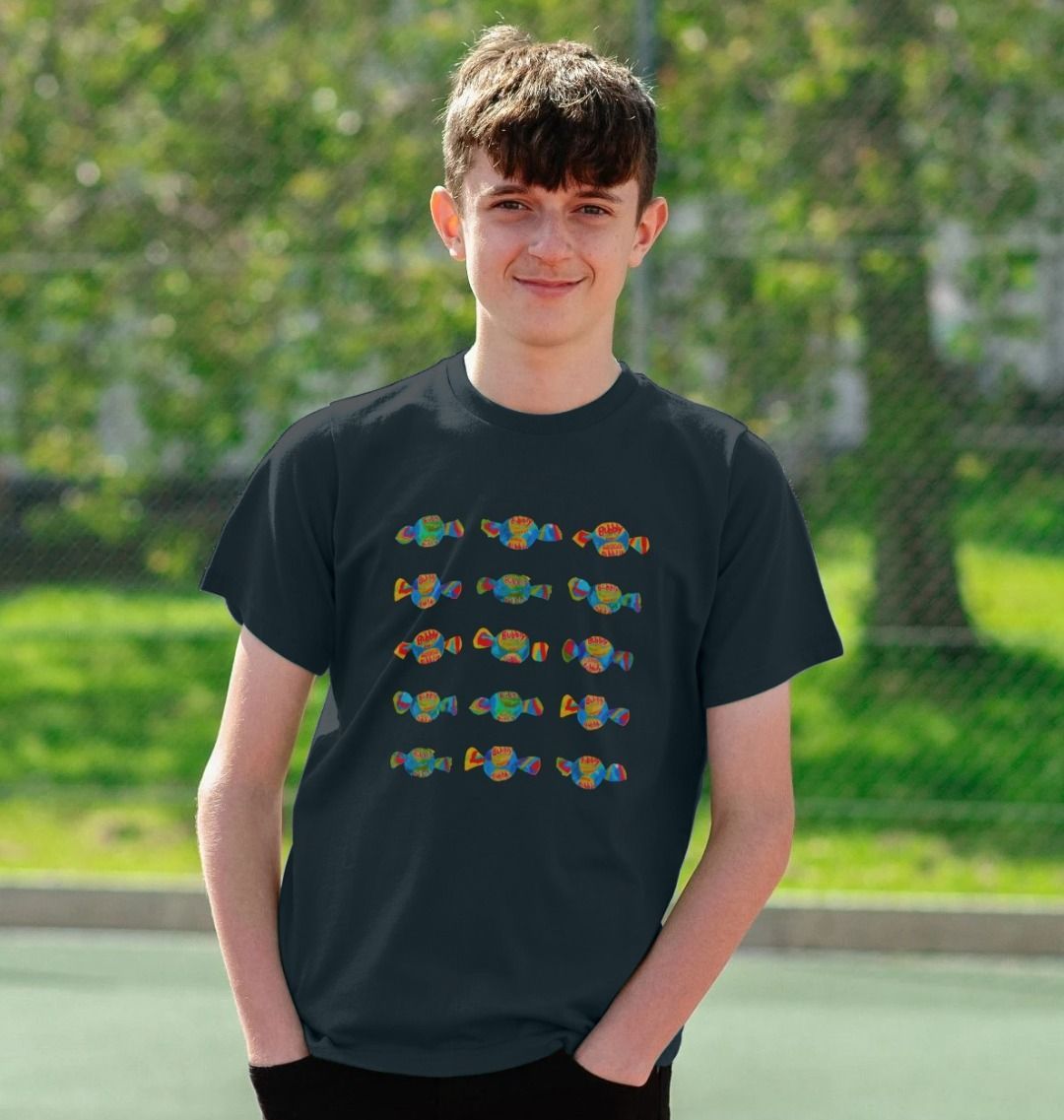 blowin' bubbles organic kid's tee - Printed Kids T-Shirt - Sarah Millin