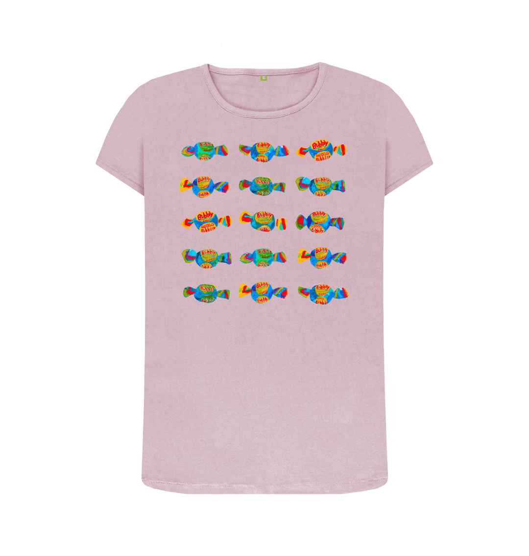 Mauve Printed T-shirt Front