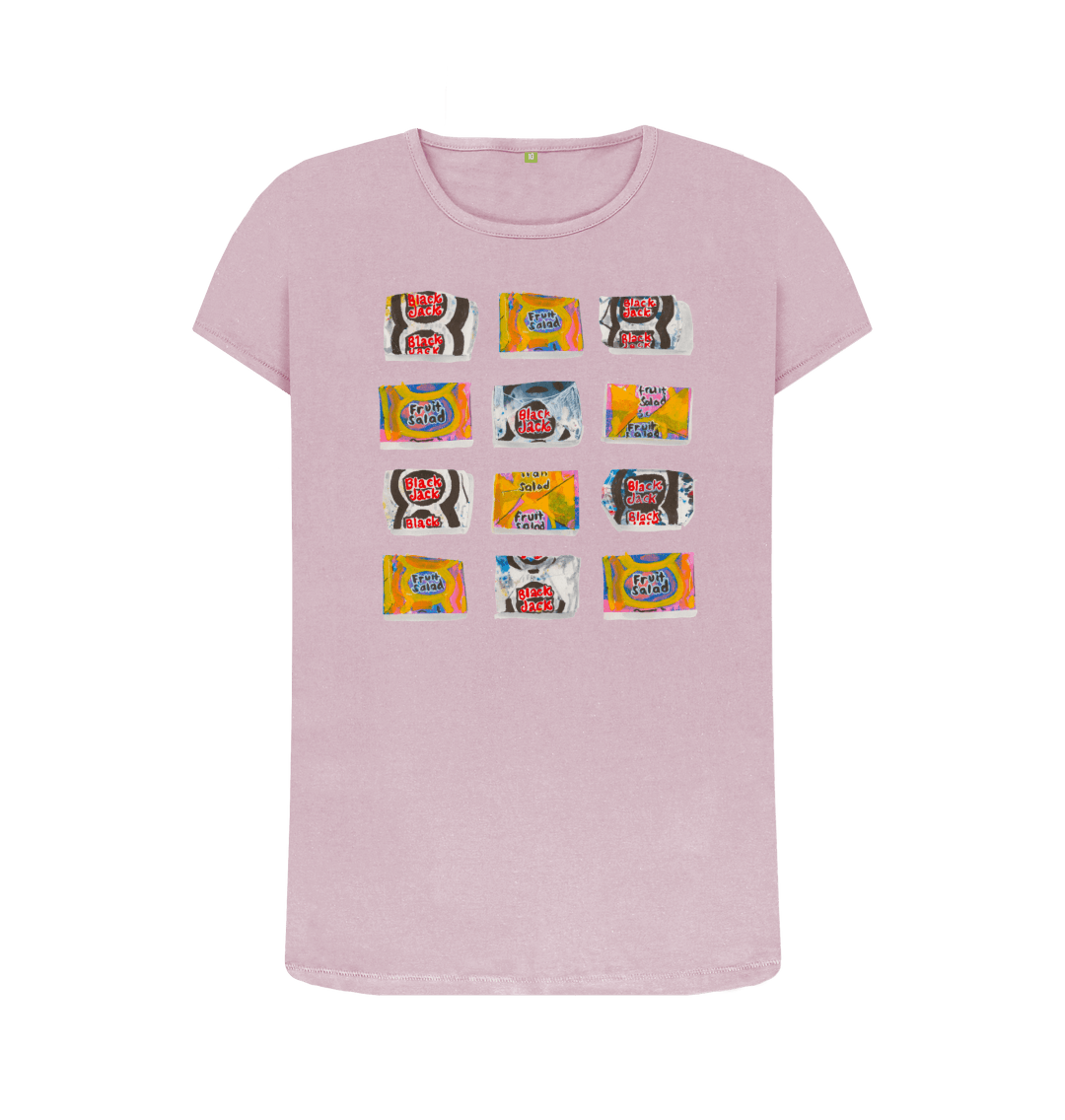 Mauve Printed T-shirt Front