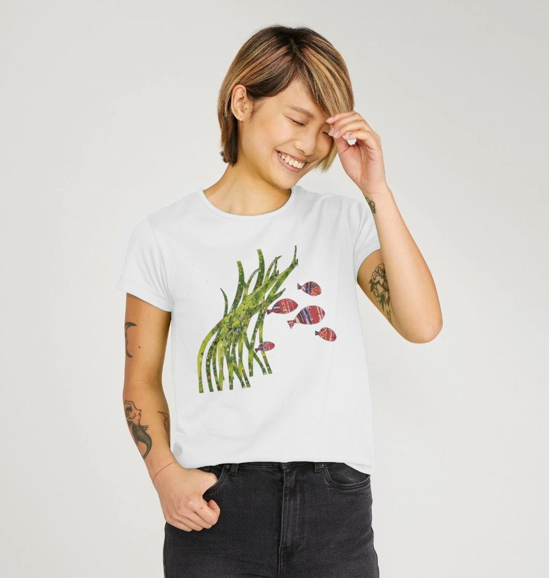 shoal days organic women's tee - Printed T-shirt - Sarah Millin