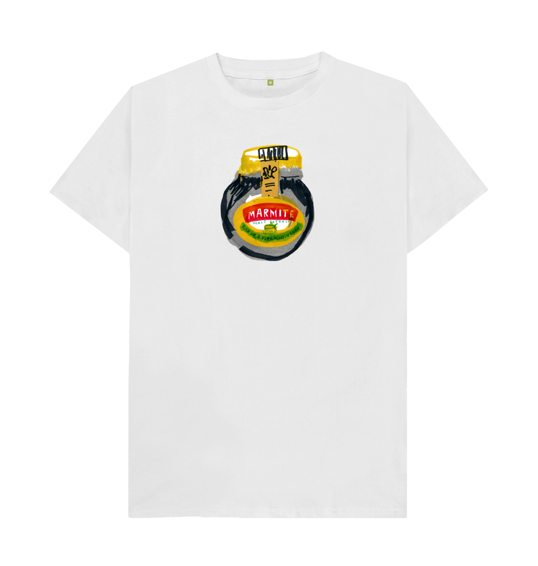 White Printed T-shirt Front