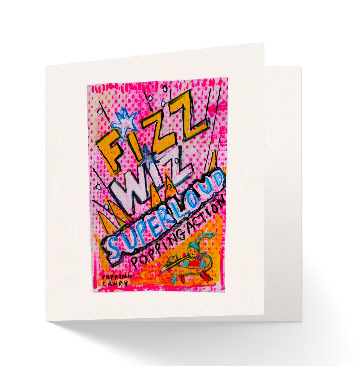 Fizz Pop Greetings Card