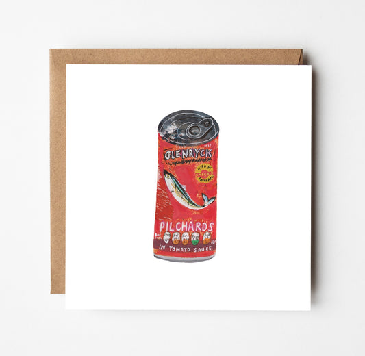 fishy on a dishy greetings card