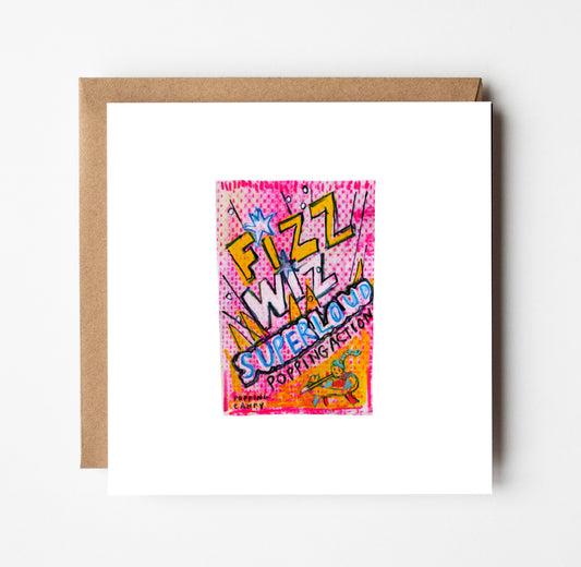 Fizz Pop Greetings Card