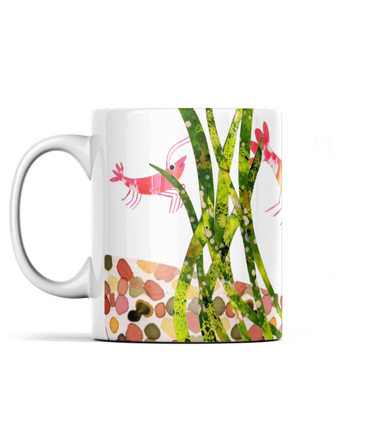 prawn party ceramic mug