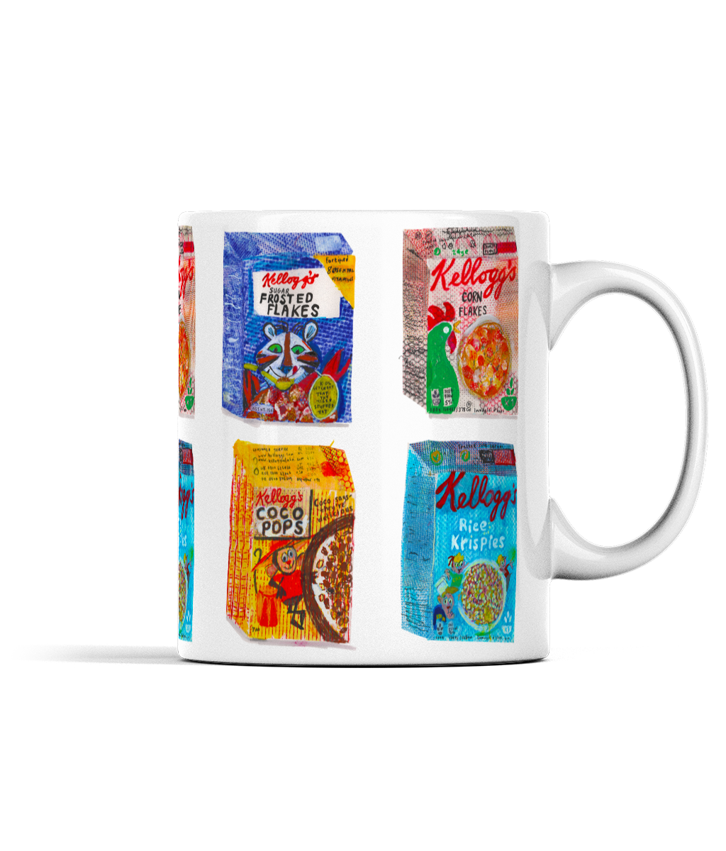 breakfast buddies ceramic mug