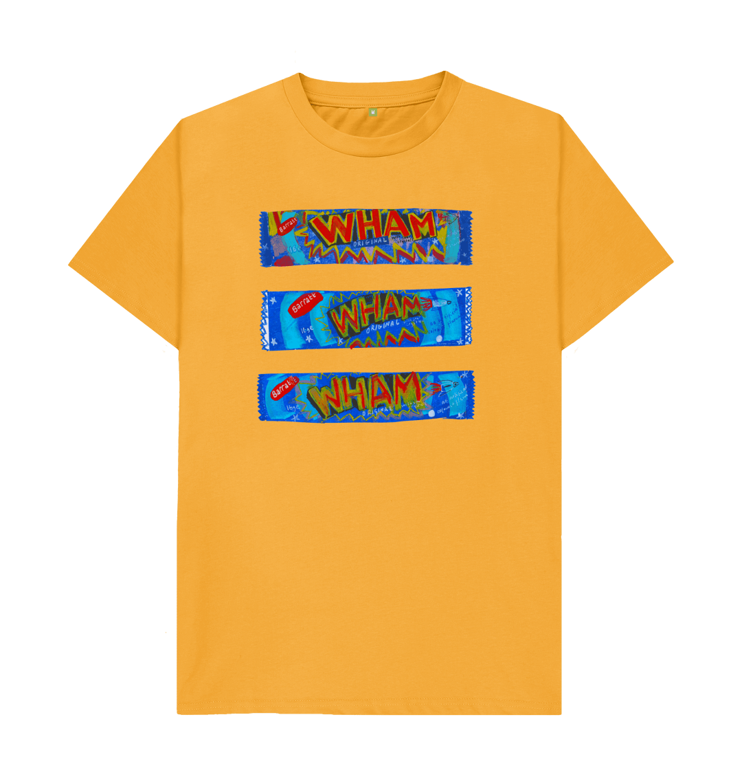 Mustard Printed T-shirt Front