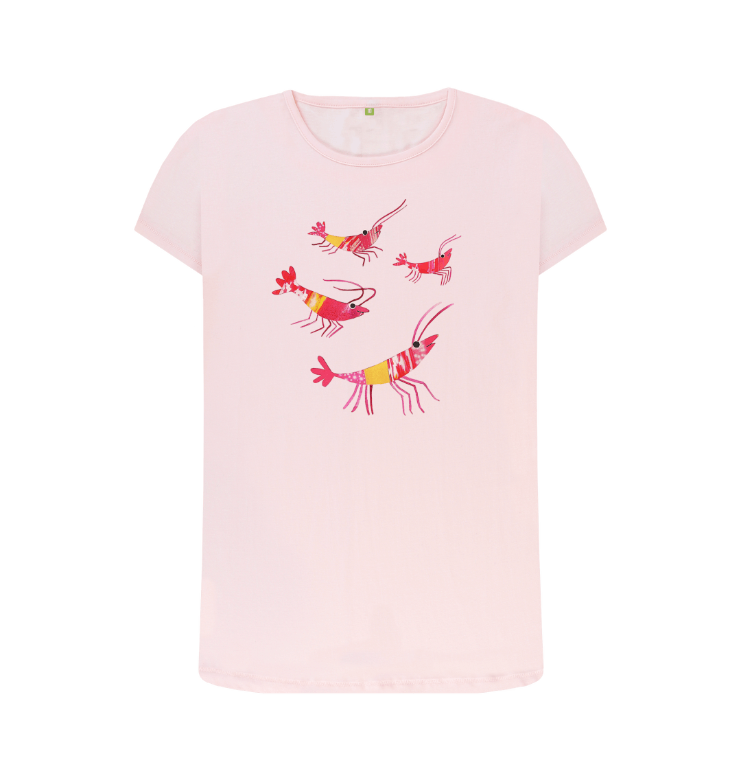 Pink Printed T-shirt Front