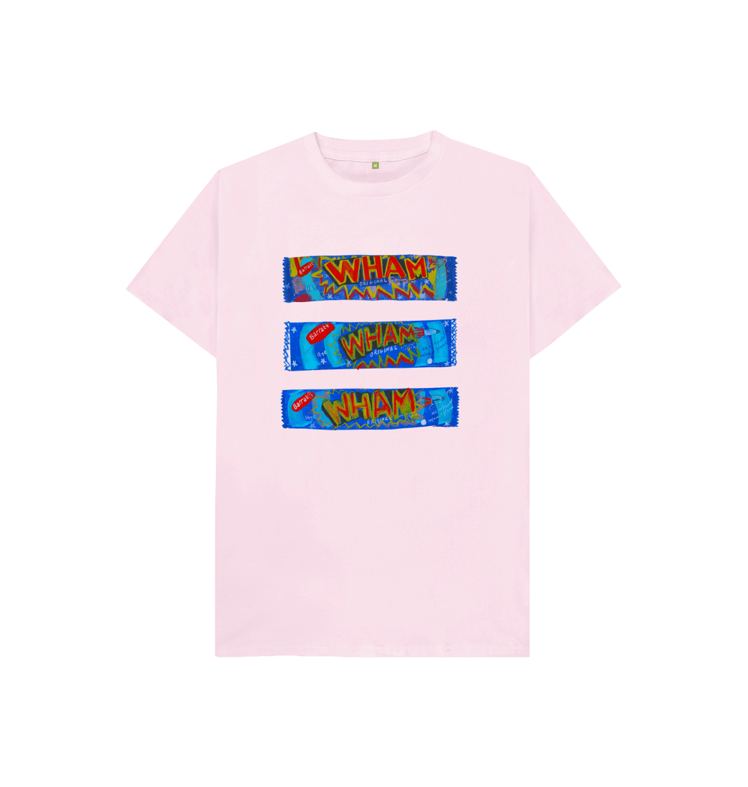 Pink Printed Kids T-Shirt Front
