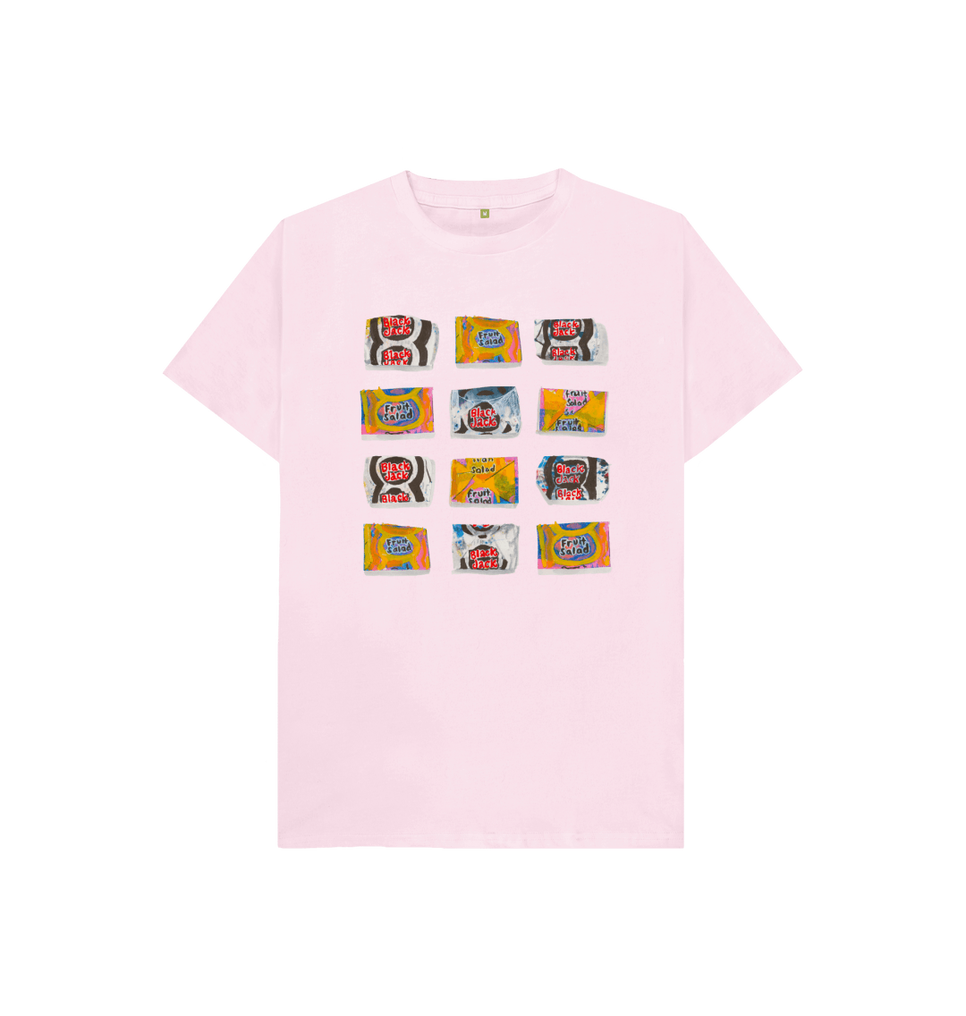 Pink Printed Kids T-Shirt Front