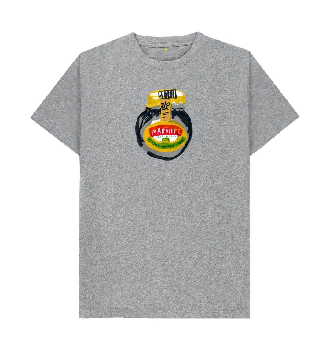 Athletic Grey Printed T-shirt Front