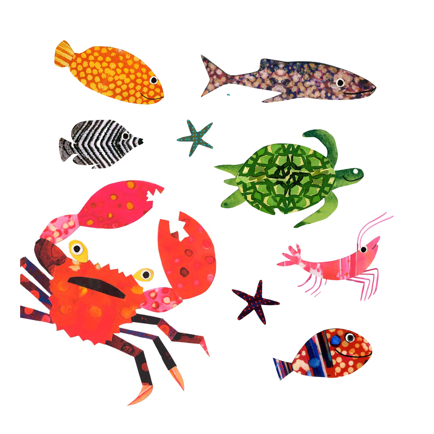 Nature collection of four greeting cards