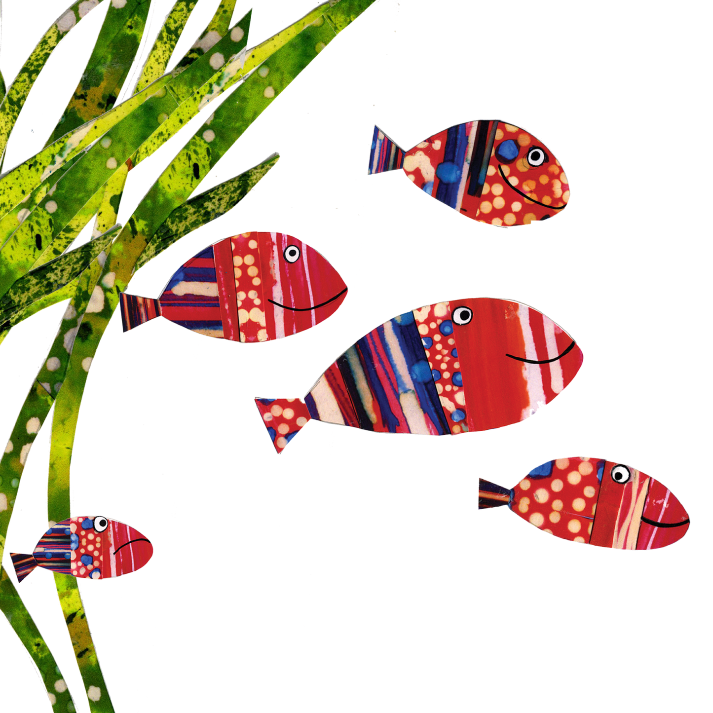 Nature collection of four greeting cards