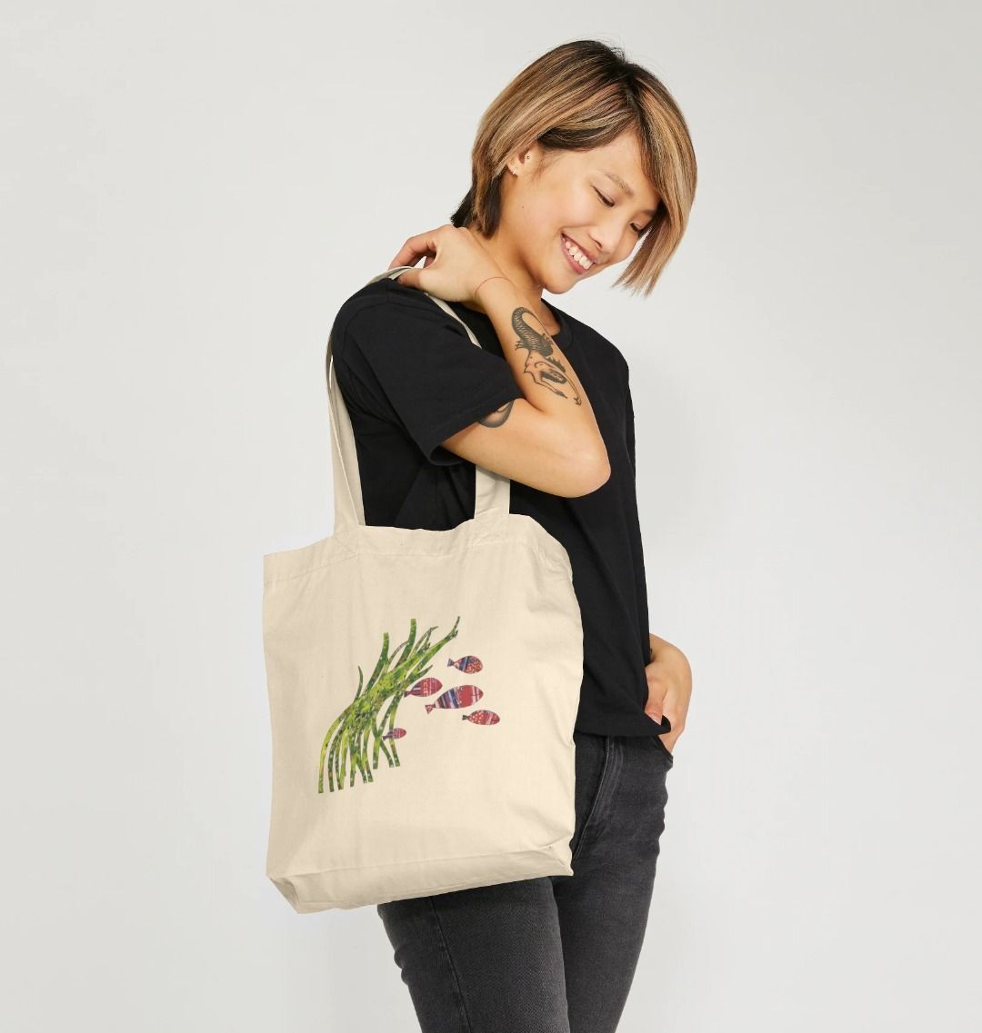 shoal days organic tote bag - Printed Bag - Sarah Millin