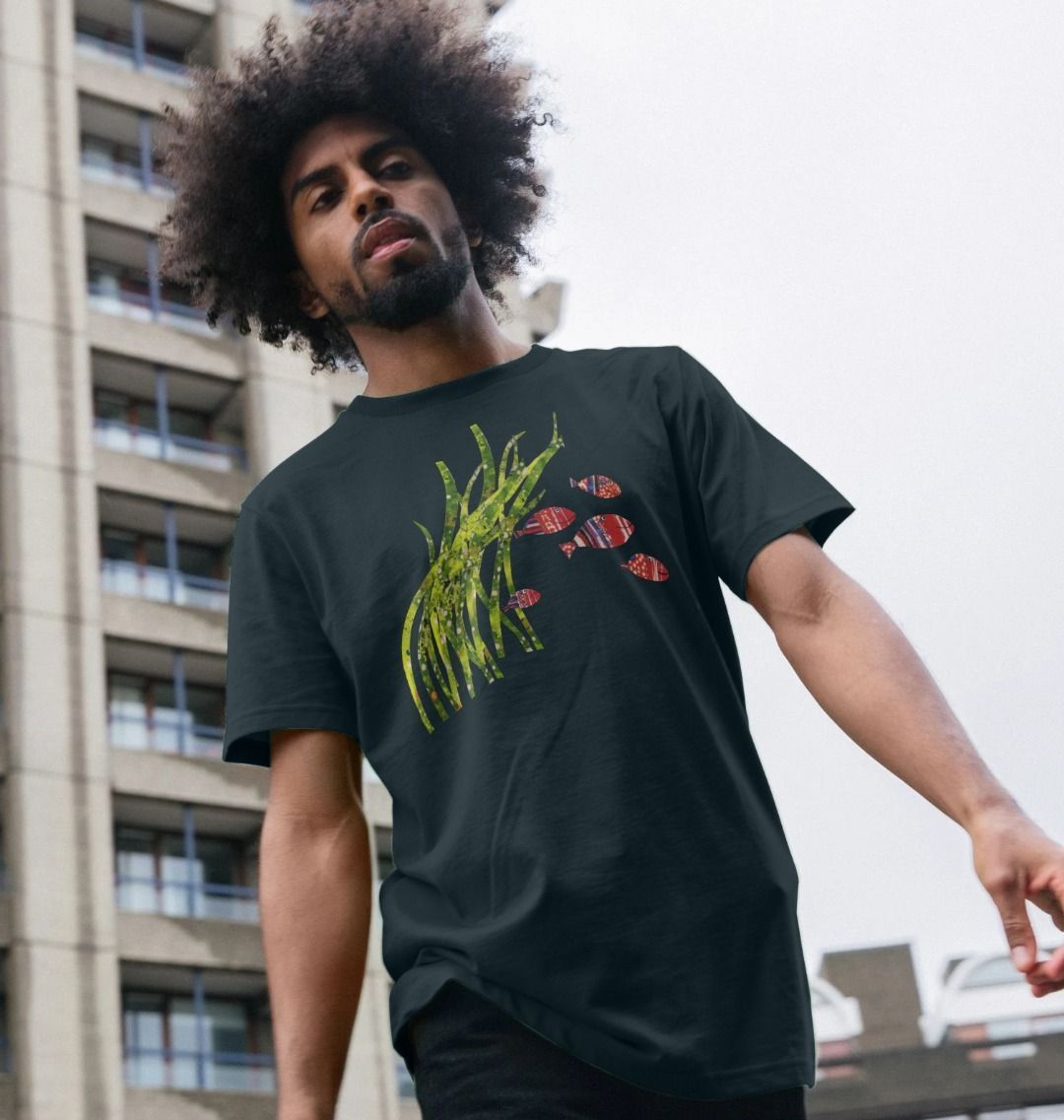 shoal days organic men's tee - Printed T-shirt - Sarah Millin