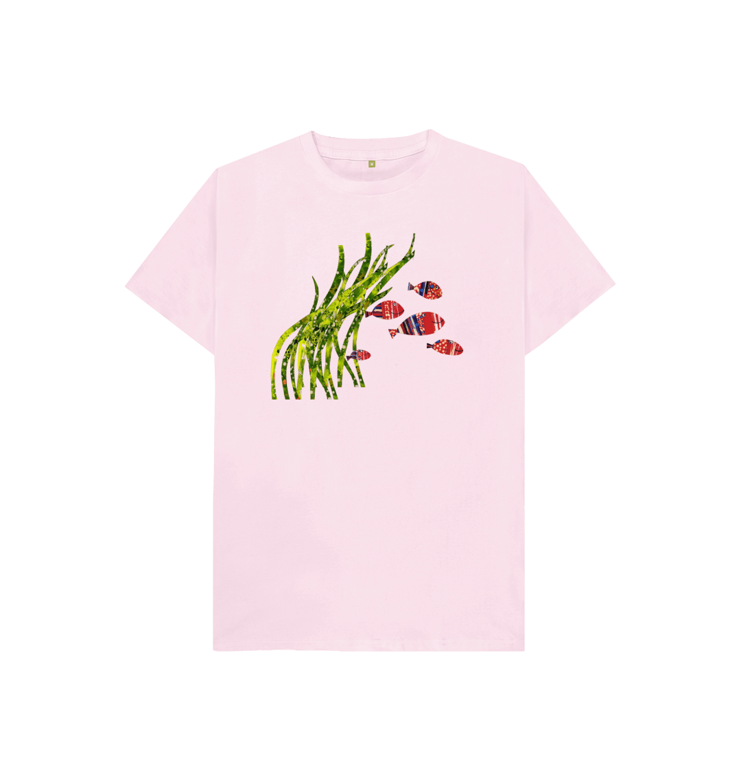 Pink Printed Kids T-Shirt Front