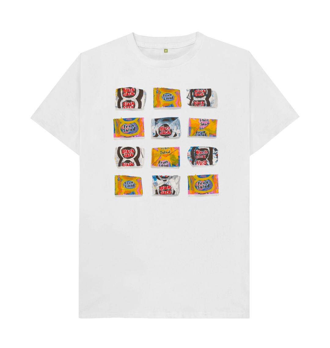 White Printed T-shirt Front