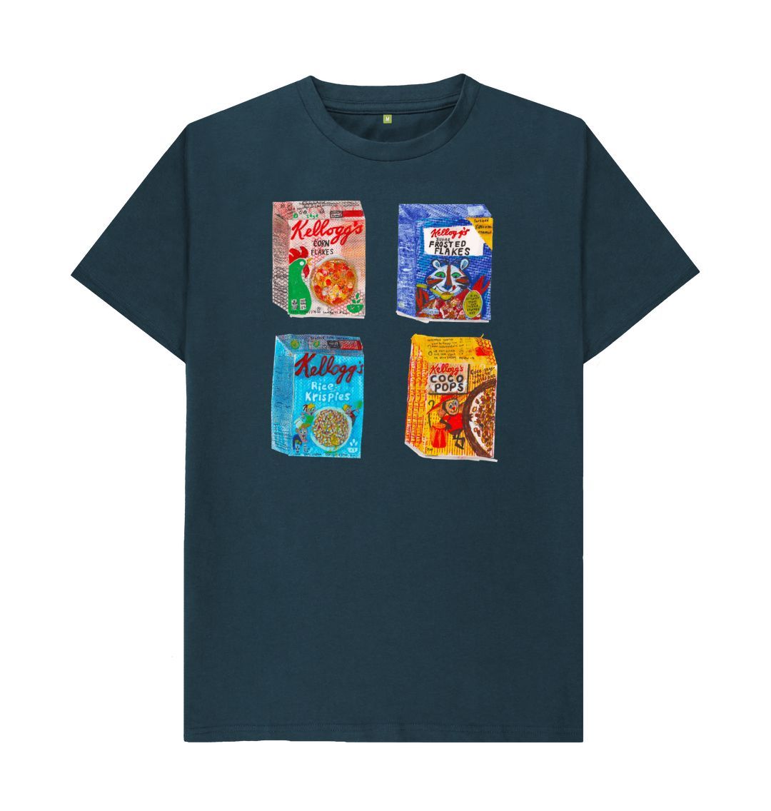 breakfast buddies organic men's tee - Printed T-shirt - Sarah Millin