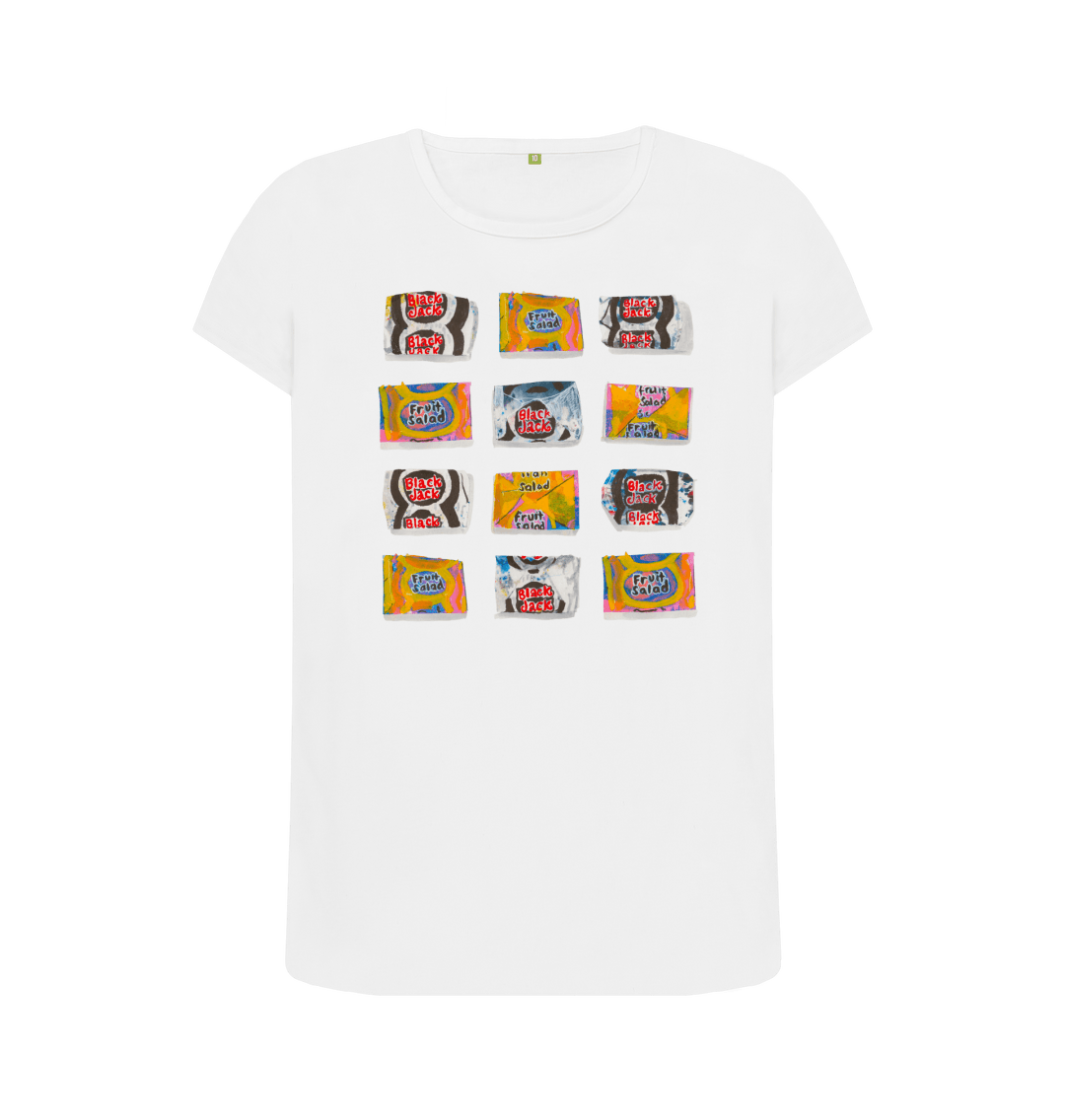 White Printed T-shirt Front