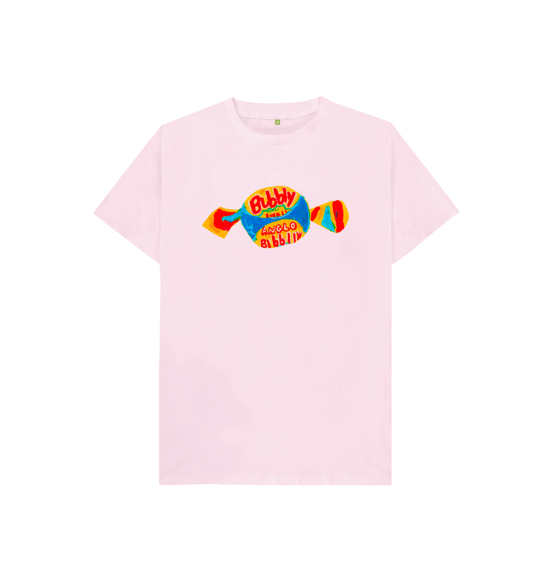 Pink Printed Kids T-Shirt Front