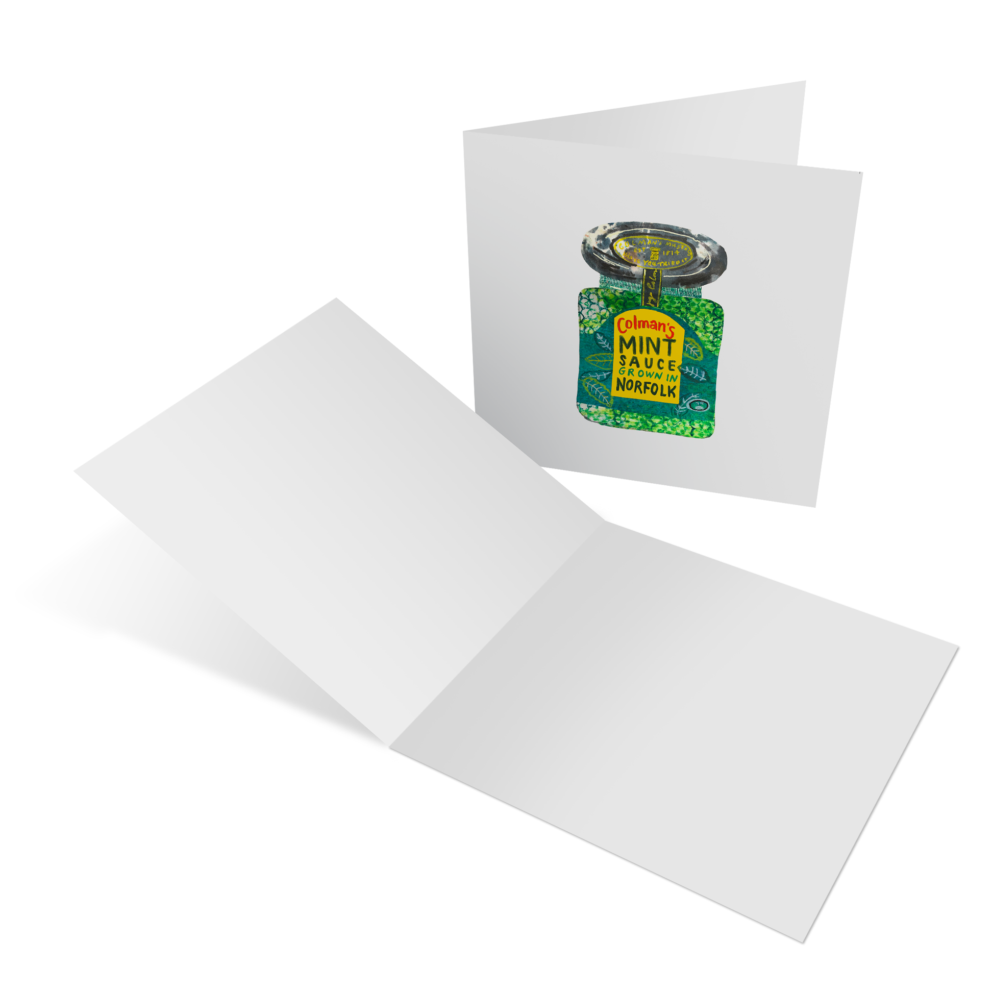 in the mint greetings card - Greetings Card - Sarah Millin