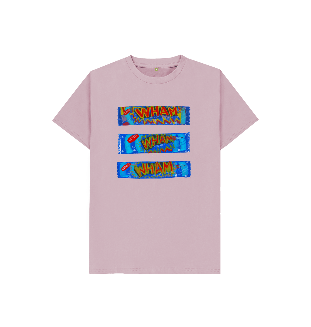 Mauve Printed Kids T-Shirt Front