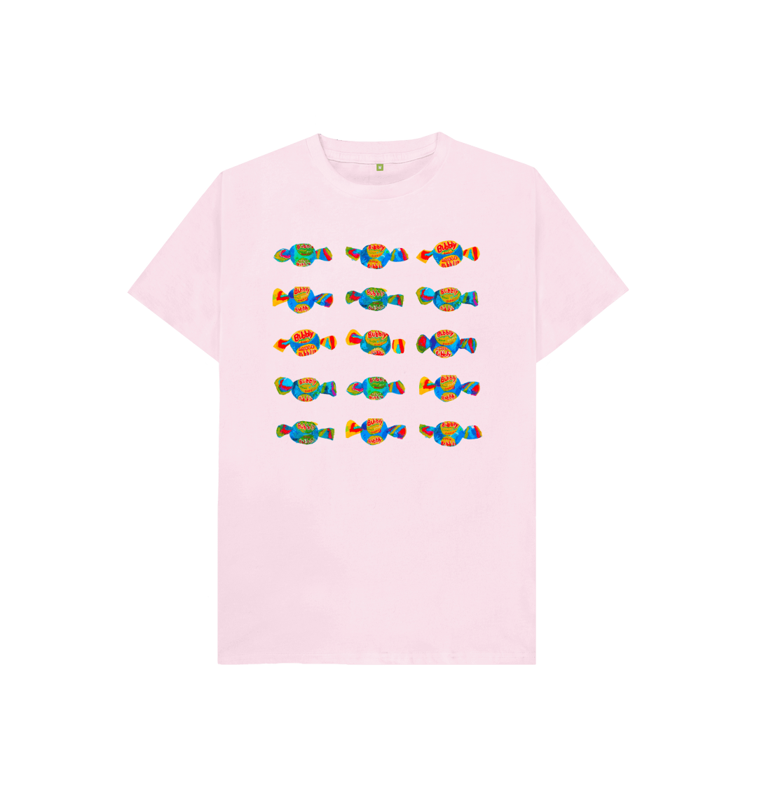 Pink Printed Kids T-Shirt Front