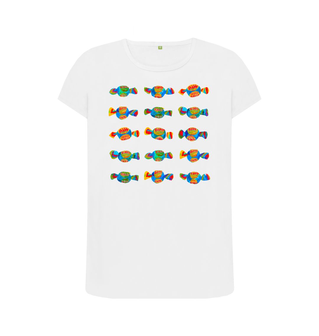 blowin' bubbles organic women's tee - Printed T-shirt - Sarah Millin