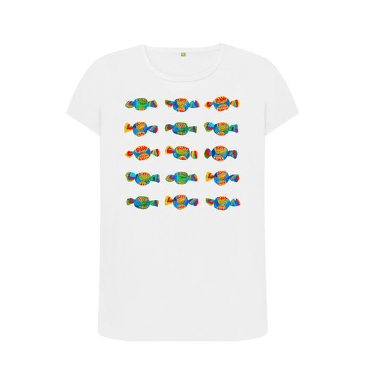 blowin' bubbles organic women's tee - Printed T-shirt - Sarah Millin