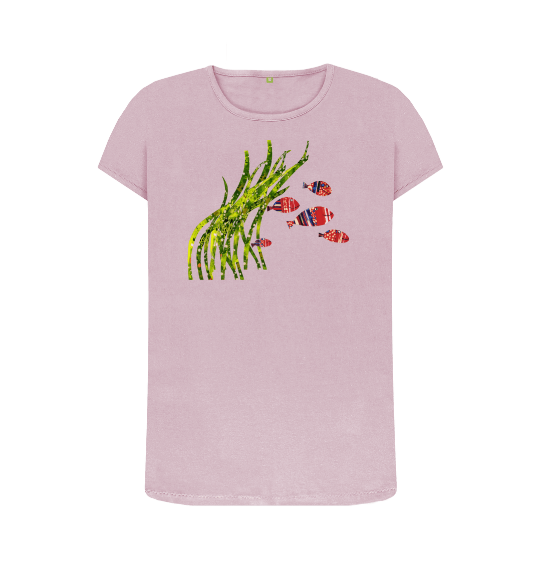 Mauve Printed T-shirt Front