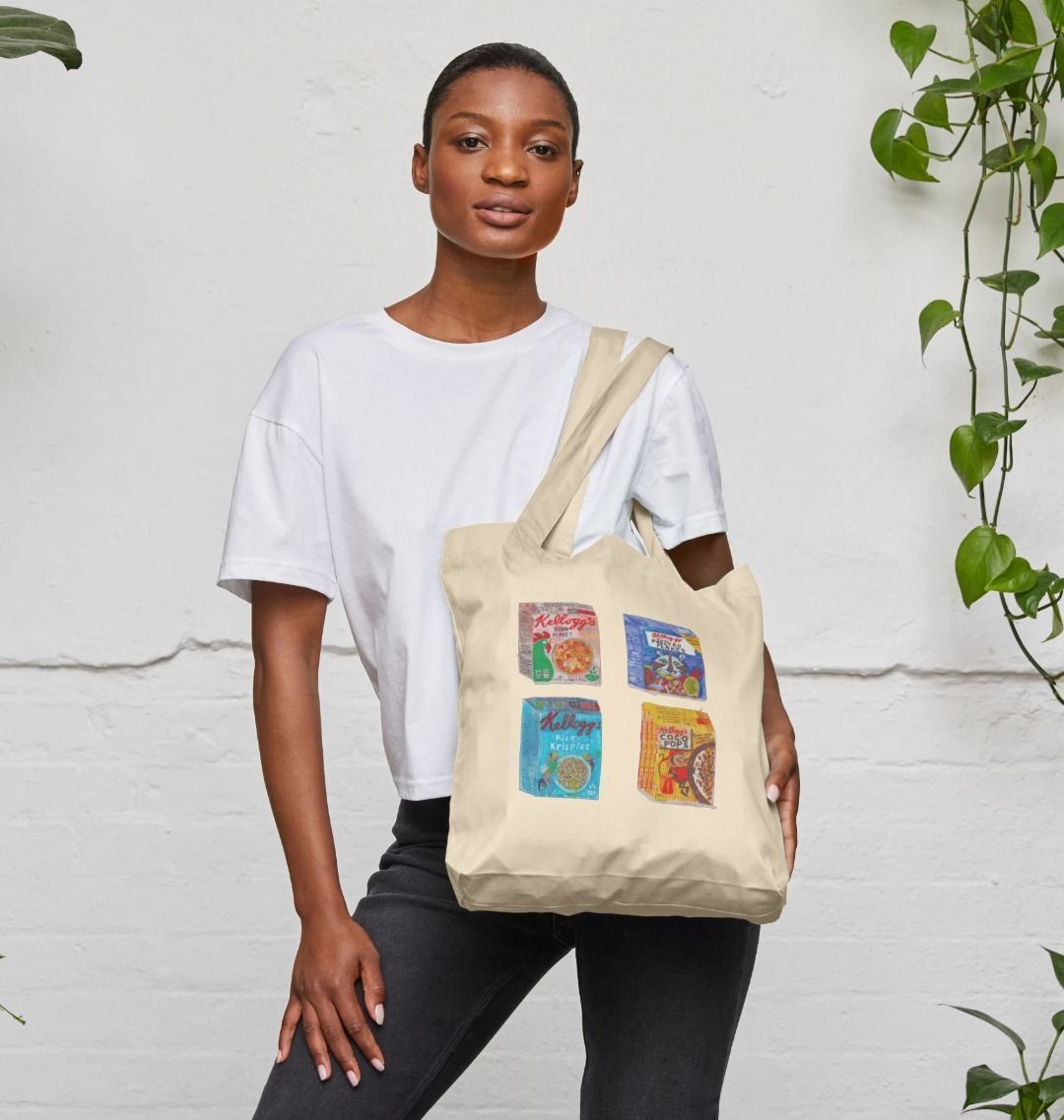 breakfast buddies organic tote bag - Printed Bag - Sarah Millin