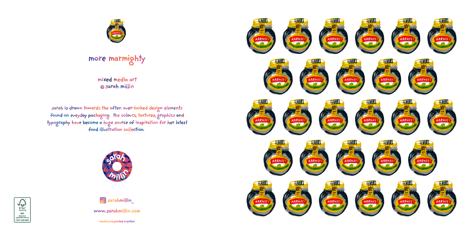 more marmighty greetings card - Greetings Card - Sarah Millin