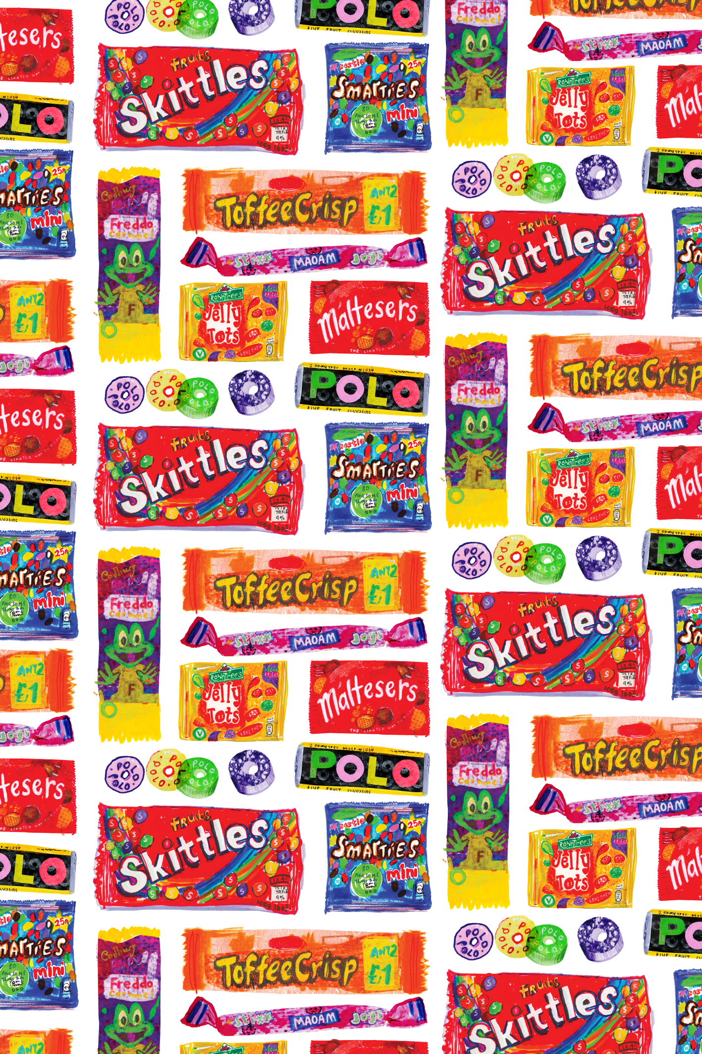 movie munchies tea towel