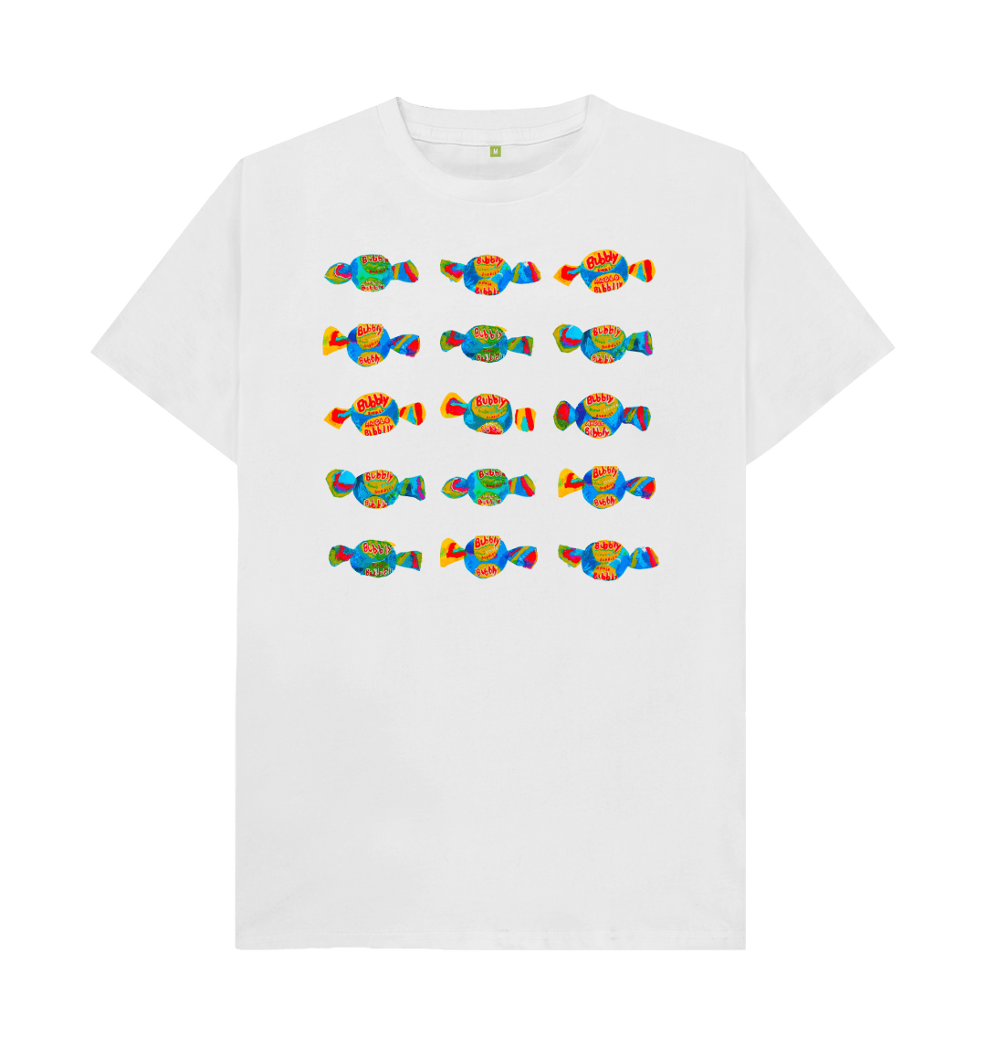 White Printed T-shirt Front