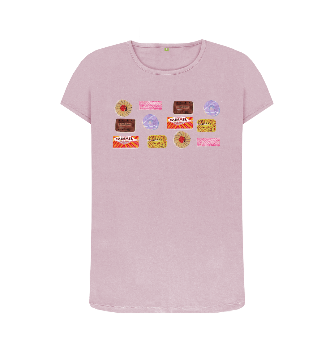 Mauve Printed T-shirt Front