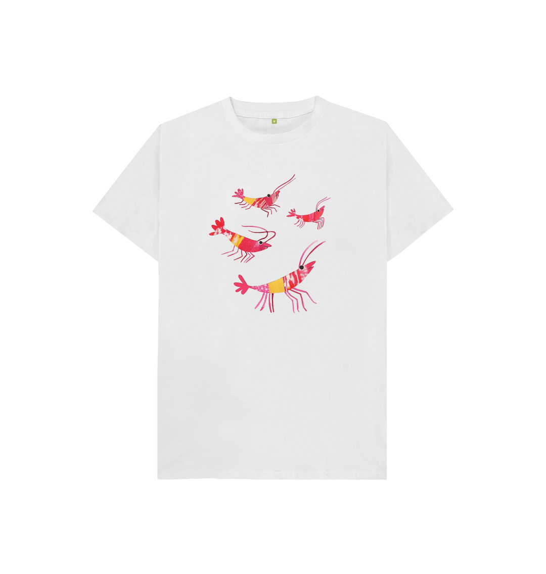 White Printed Kids T-Shirt Front