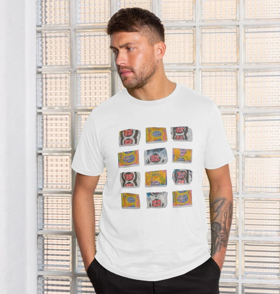 confection perfection organic men's tee - Printed T-shirt - Sarah Millin