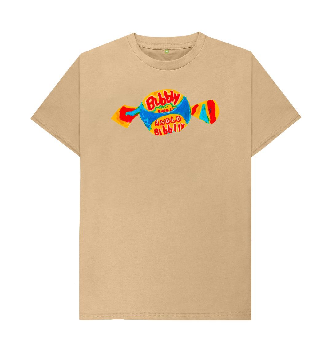 blowin' big bubbles organic men's tee - Printed T-shirt - Sarah Millin