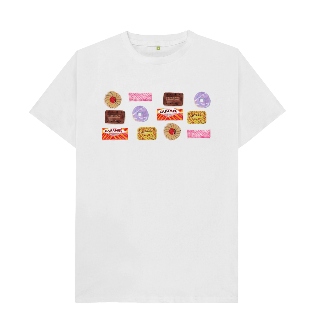 White Printed T-shirt Front