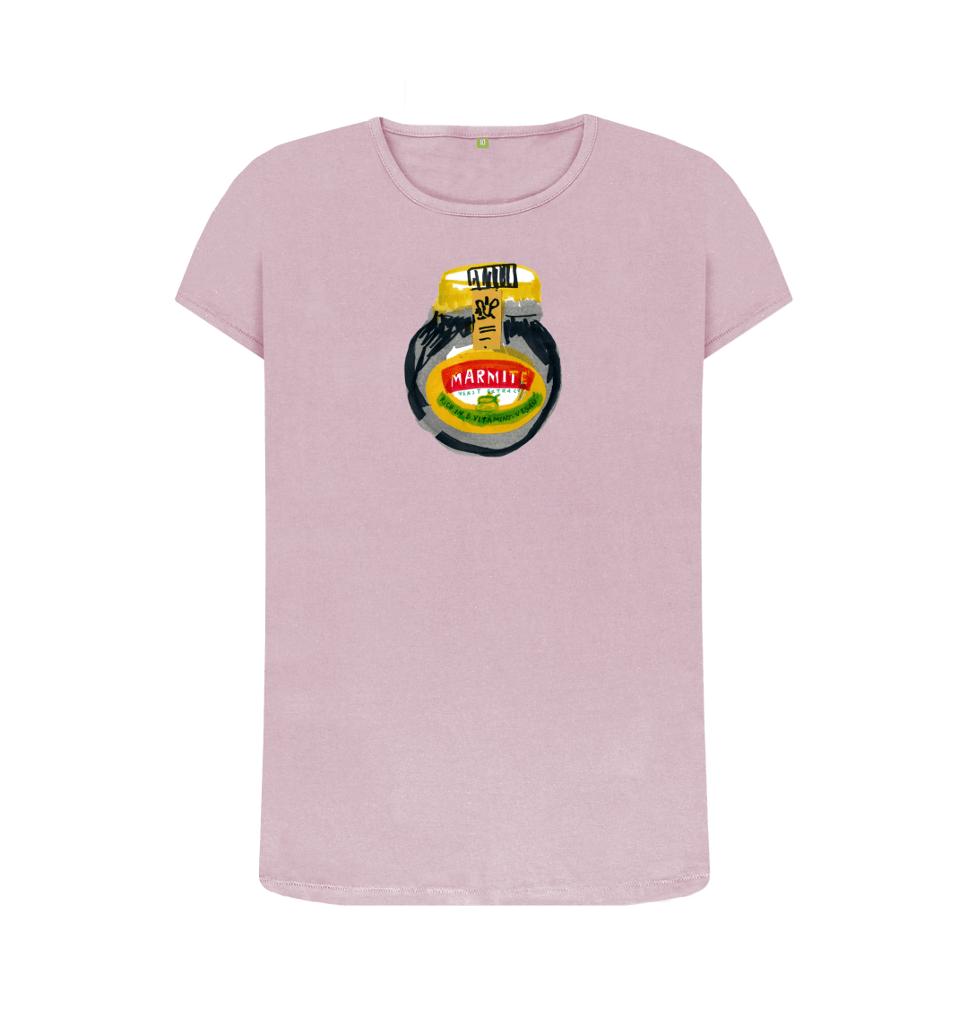 Mauve Printed T-shirt Front