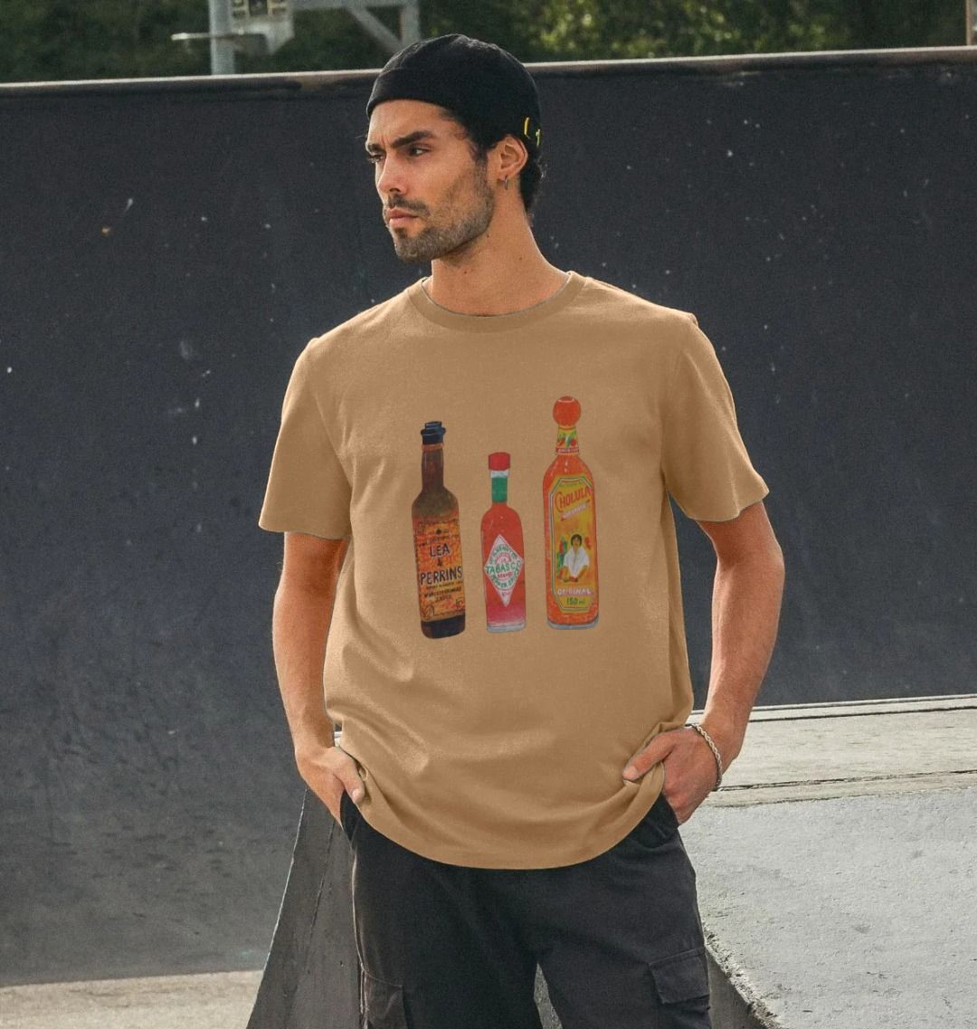 queens of the cupboard organic men's tee - Printed T-shirt - Sarah Millin