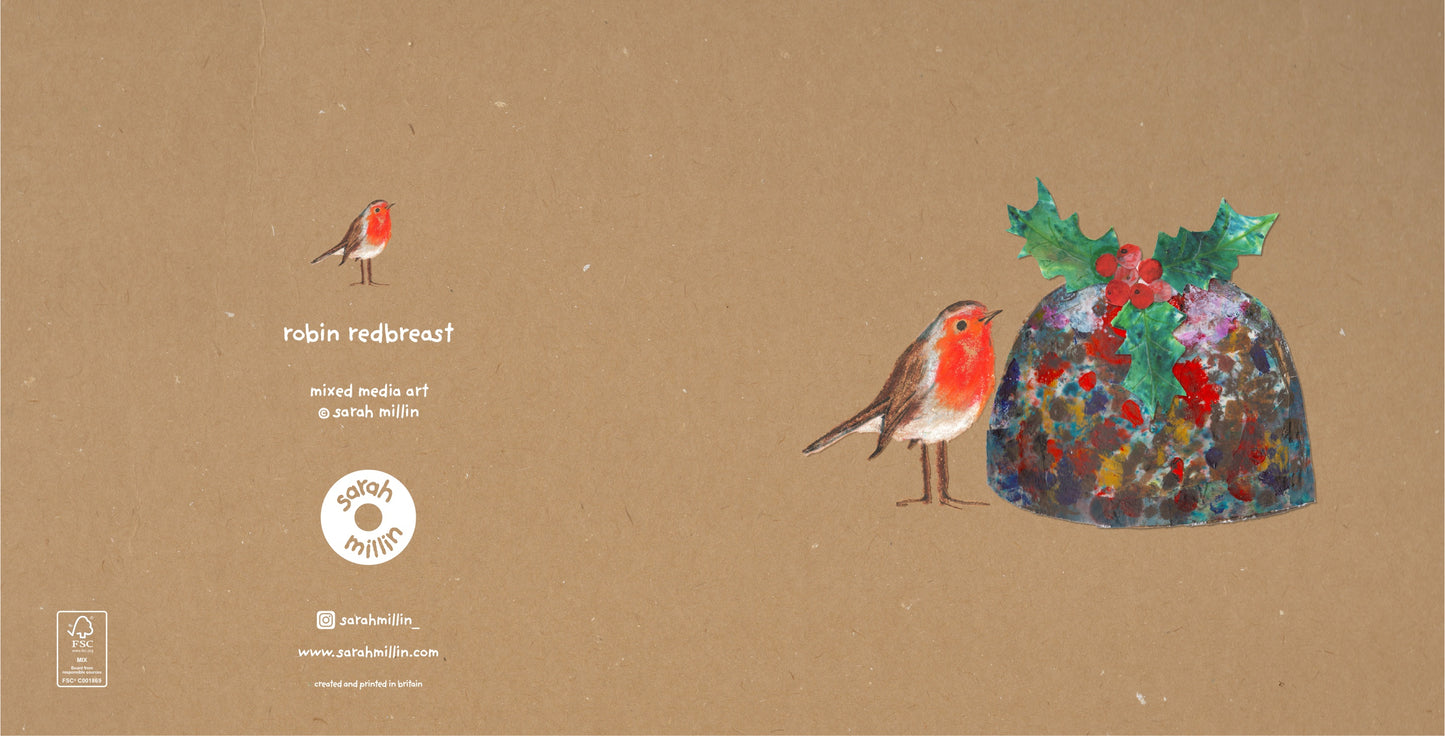 Robin Redbreast Greetings Card