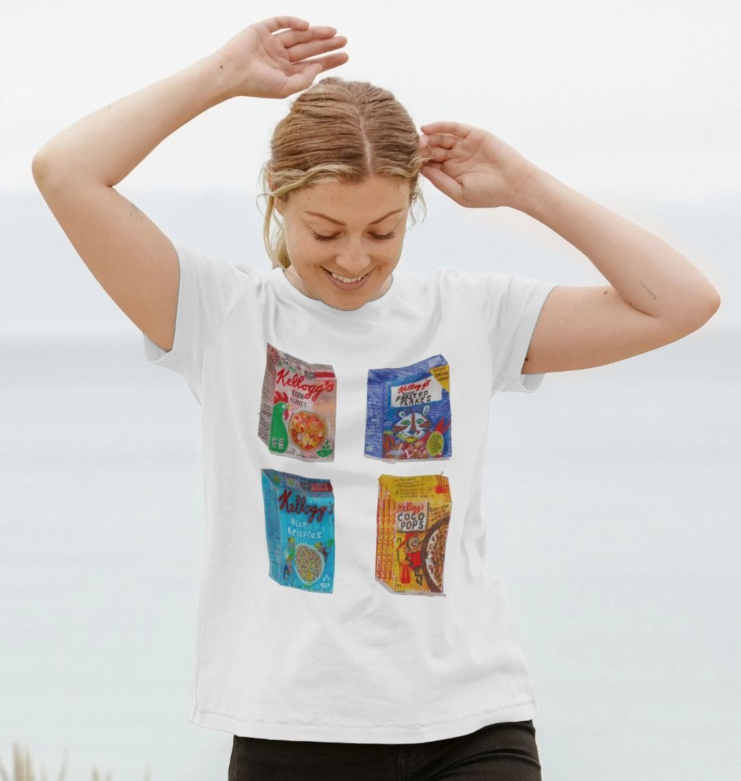 breakfast buddies organic women's tee - Printed T-shirt - Sarah Millin