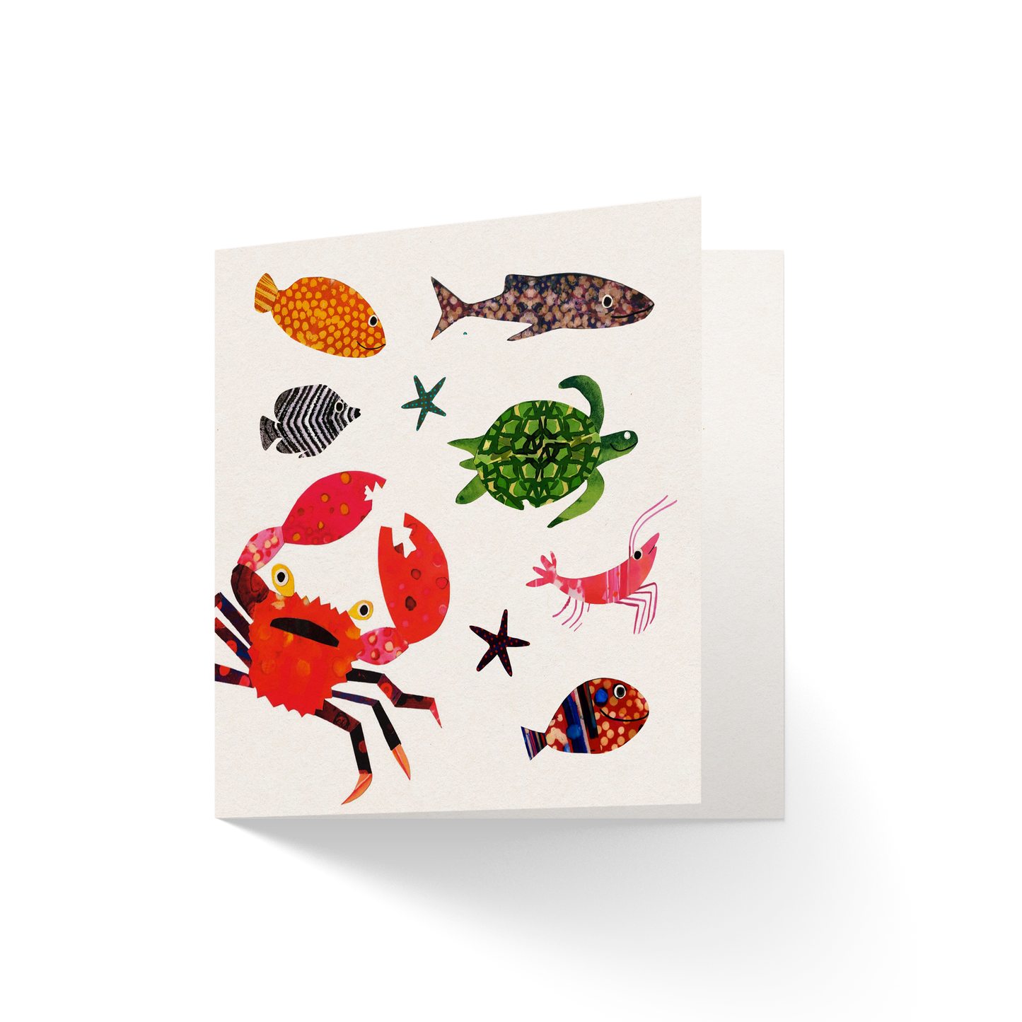 Nature collection of four greeting cards