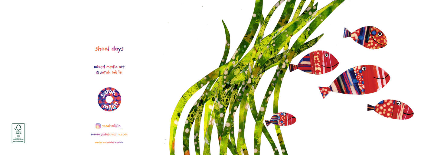 shoal days greetings card - Greetings Card - Sarah Millin