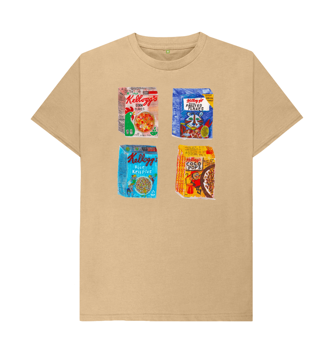 Sand Printed T-shirt Front