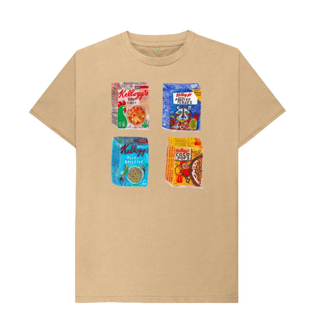 breakfast buddies organic men's tee - Printed T-shirt - Sarah Millin