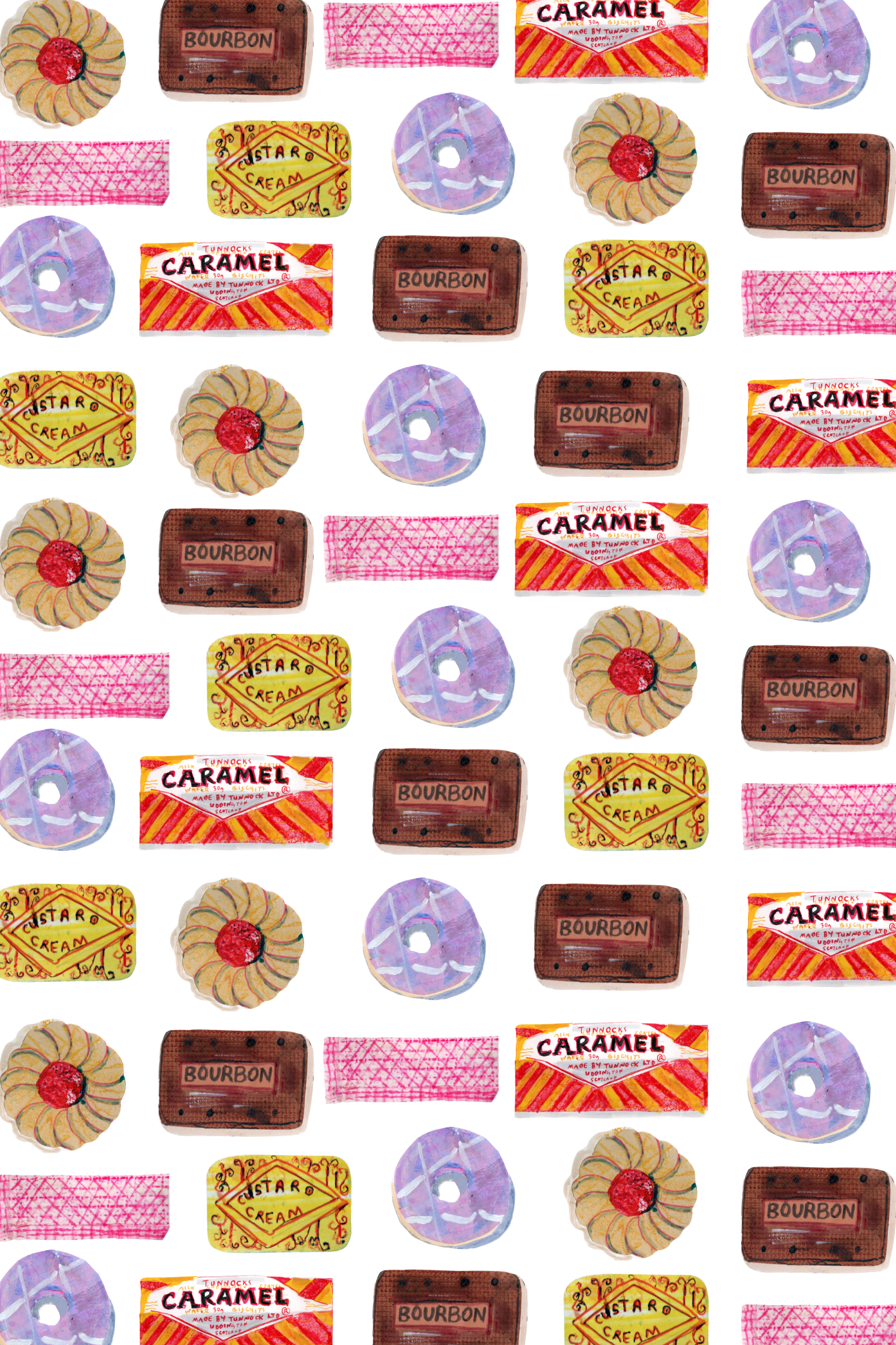 Sweet Treats Organic Cotton Tea Towel