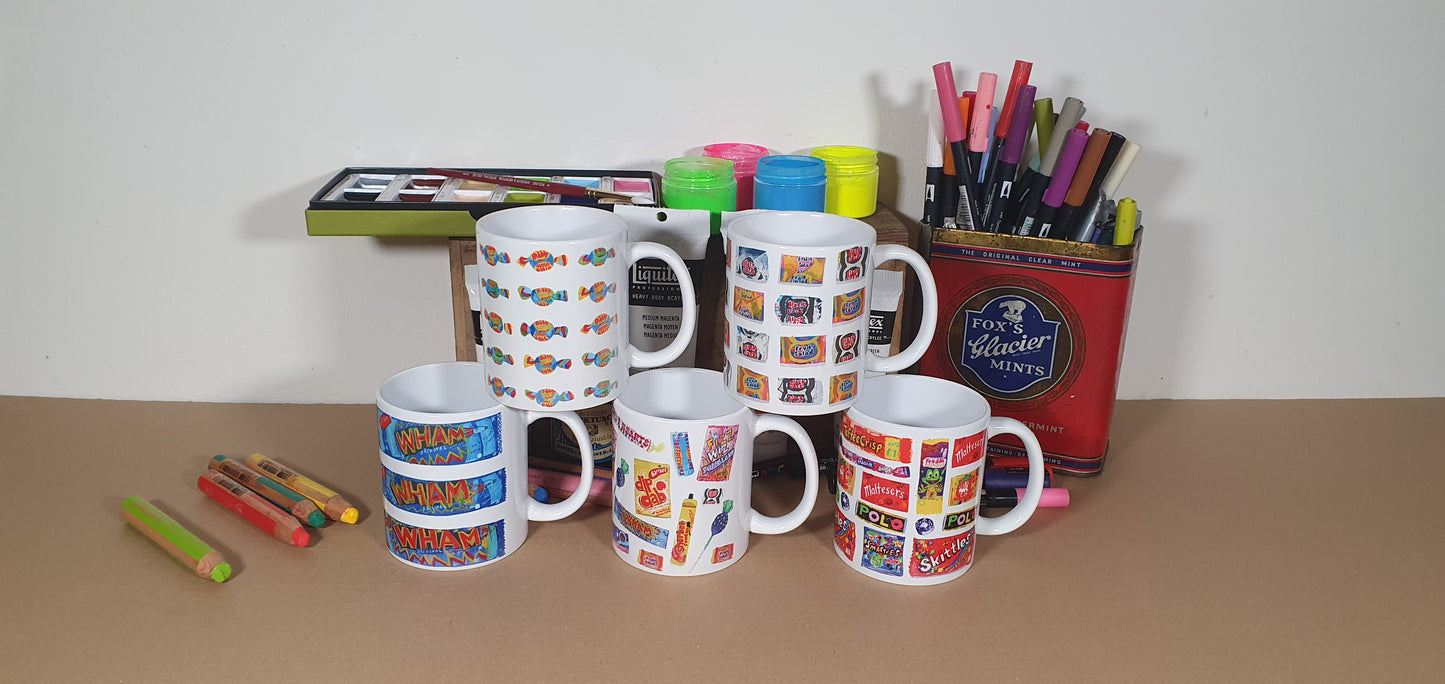 blowin' bubbles ceramic mug