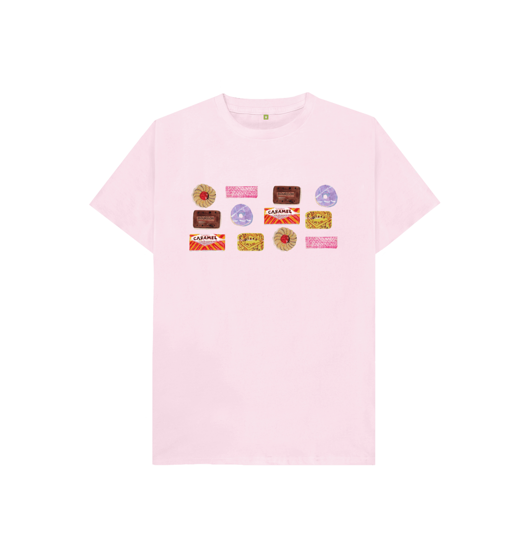Pink Printed Kids T-Shirt Front